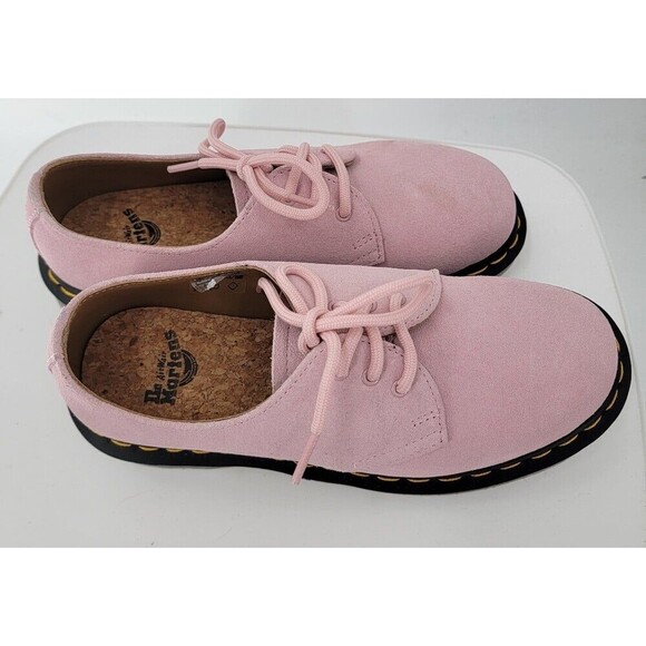 Dr Martens Iced Chald Oxford Suede Clear Bottoms - Picture 3 of 10